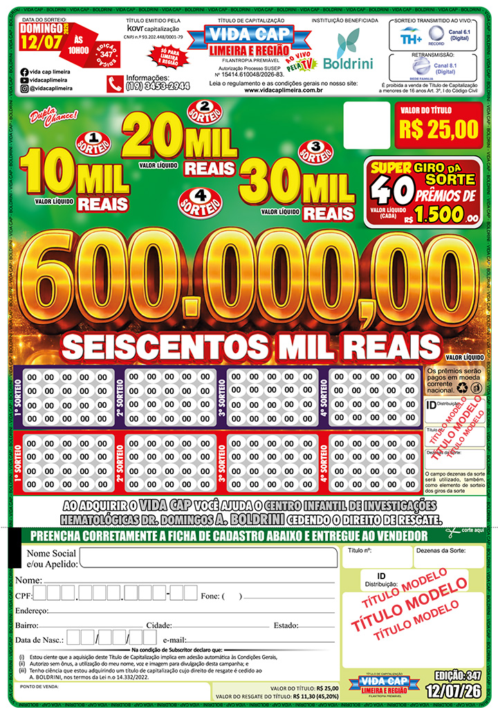 Vida Cap Limeira