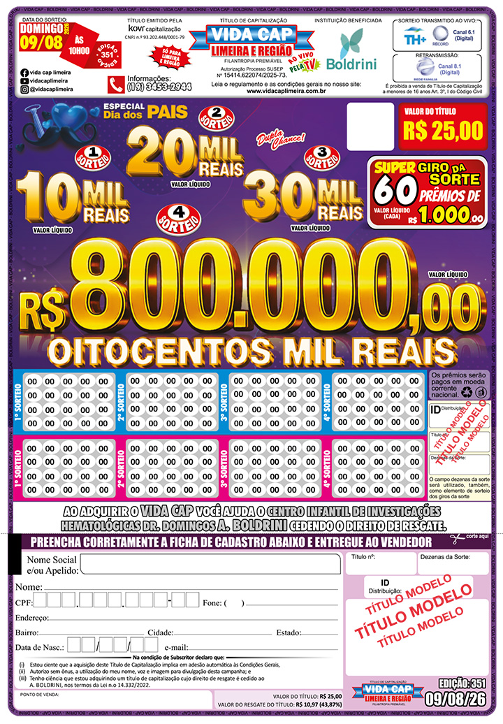 Vida Cap Limeira