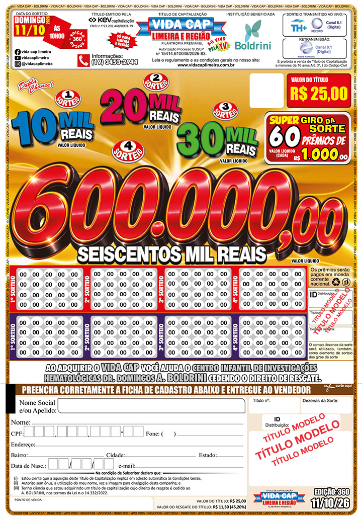 Vida Cap Limeira